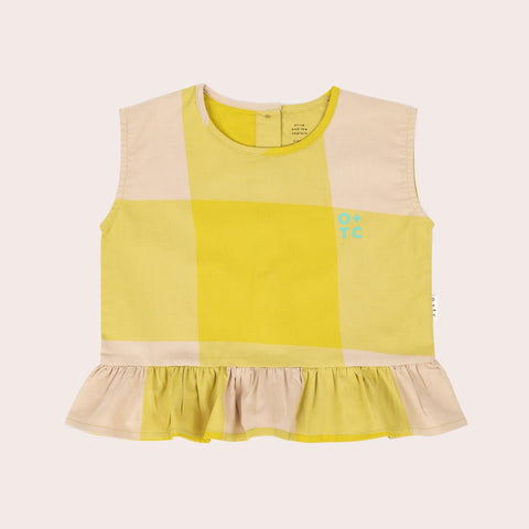 Parade Gingham Boxy Singlet- XL gingham SS22