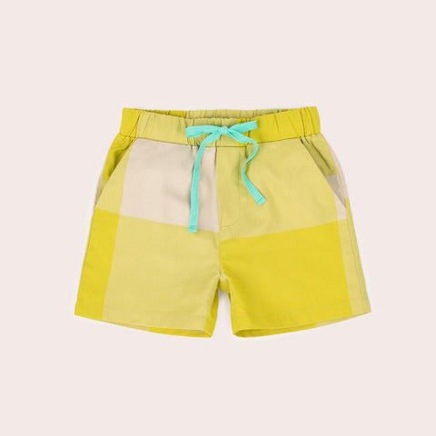 Parade Gingham Relaxed Mid Shorts- gingham SS22