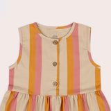Candy Stripe Sleeveless Dress- Candy Stripe SS22