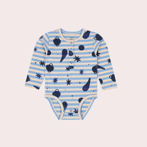 Up In Space Long Sleeve Bodysuit- Space SS22