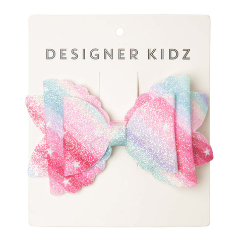 SPARKLE BOW HAIR CLIP - LAVENDER SS24