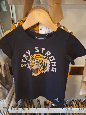 Stay Strong Baby T-shirt- Black SS21