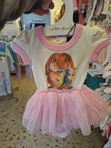Bunny Baby Circus Dress- Cream SS21