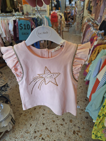 Starry Tee- Petal Pink SS21