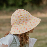 Girls Ponytail Bucket Sun Hat- Butterfly SS23