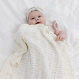 Harper Ivory Baby Blanket