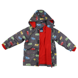 Trucks Polar Fleece Lined Raincoat Charcoal AW24