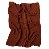 Rust Freya Baby Blanket