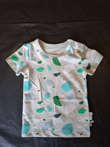 Green Terrazzo Tee- Mint AW22