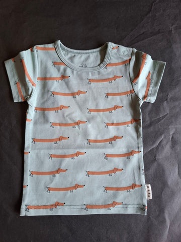 Sausage Dog Tee- Jade AW22