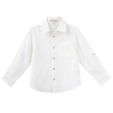 ARCHIE L/S BUTTON SHIRT - IVORY SS24