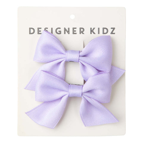 BOW HAIR CLIP PACK - LAVENDER SS24