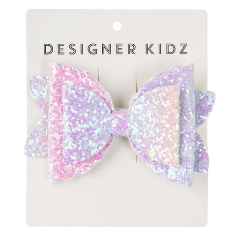 SPARKLE BOW HAIR CLIP - LAVENDER SS24