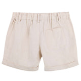 FINLEY LINEN SHORTS - SAND SS24