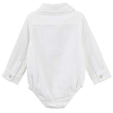 ARCHIE L/S BUTTON ROMPER - IVORY SS24