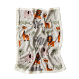 Jungle Safari sherpa Blanket