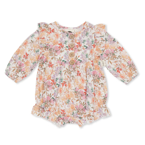 Willow Floral Baby Frill Playsuit AW23