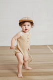 Sand Waffle Singlet Bodysuit SS23