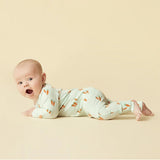 Cute Carrots Organic Zipsuit with feet AW24