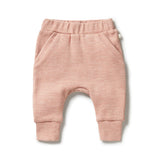 Peach Organic Waffle Slouch Pant AW23