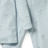 Little Penguin Organic Rib Long Sleeve Pyjamas AW23