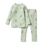 Bear Hug Organic Rib Long Sleeve Pyjamas AW23