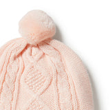 Shell Knitted Mini Cable Hat AW23