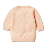 Blush Knitted Mini Cable Jumper AW23