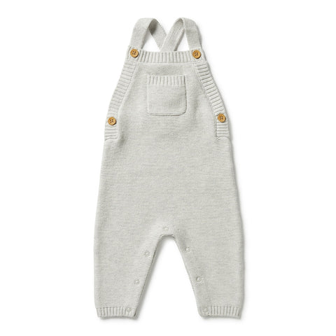 Grey Melange Knitted Overall AW23