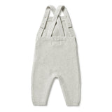 Grey Melange Knitted Overall AW23