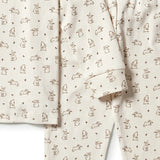 Bunny Love Organic Pointelle Long Sleeve Pyjamas AW23