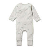 Mountain Top Organic Zipsuit with feet AW23