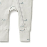 Mountain Top Organic Zipsuit with feet AW23