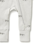 Mr Wolf Organic Zipsuit with feet AW23