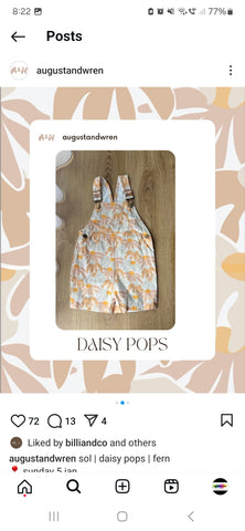 Daisy Pops Overalls SS24