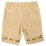 Trucks and Diggers Embroidered  Twill Short Sand SS24