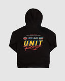 Racing Team Kids Fleece Hoodie- Black AW25