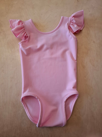 Pink Luxe Frill Leotard