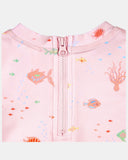 Swim Baby Onesie Long Sleeve Classic- Coral SS24