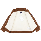 Sherpa Lined Cord Jacket- Chestnut AW25