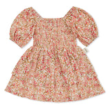 Spring Blossom Shirred Dress SS24