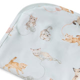 Kittens Organic Jersey Wrap & Beanie Set