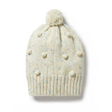 Dew Fleck Knitted Bauble Hat AW24