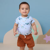 Blue Ocean Short Sleeve Organic Bodysuit SS24