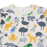 Australian Animal Tee- Beige AW25