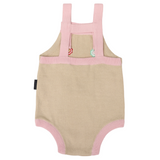 Flower Embroidered Knit Sunsuit- Cloud SS24