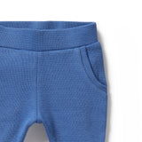 Brilliant Blue Organic Waffle Pant AW24