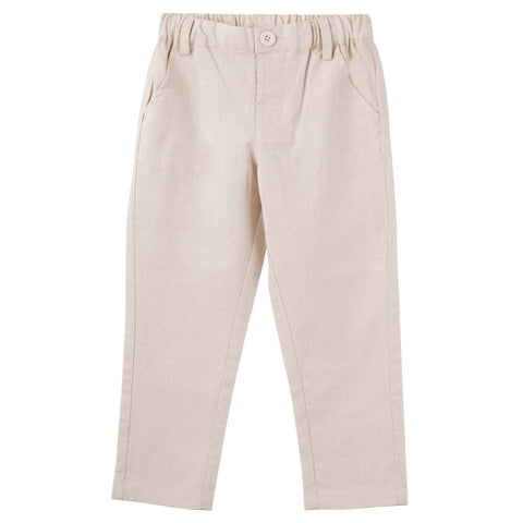 Finley Linen Pants - Sand AW25