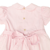 Hand Smocked Frill Dress Pink SS24