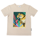 Jungle Tiger Tee- Cloud SS24